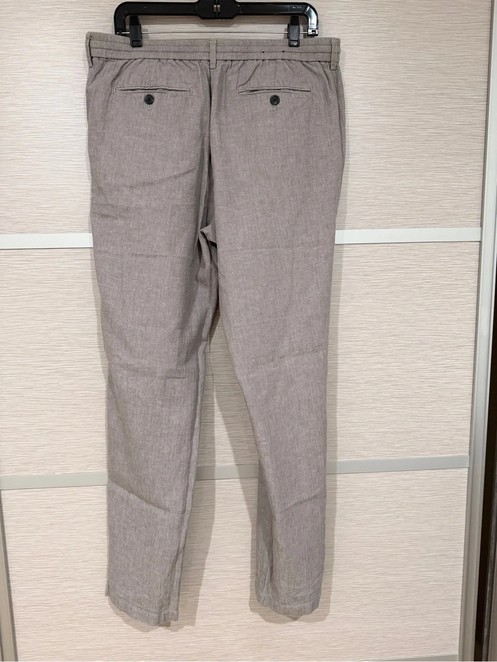 Banan Republic Mans Linen Blend Slim Fit Pants in Size 34